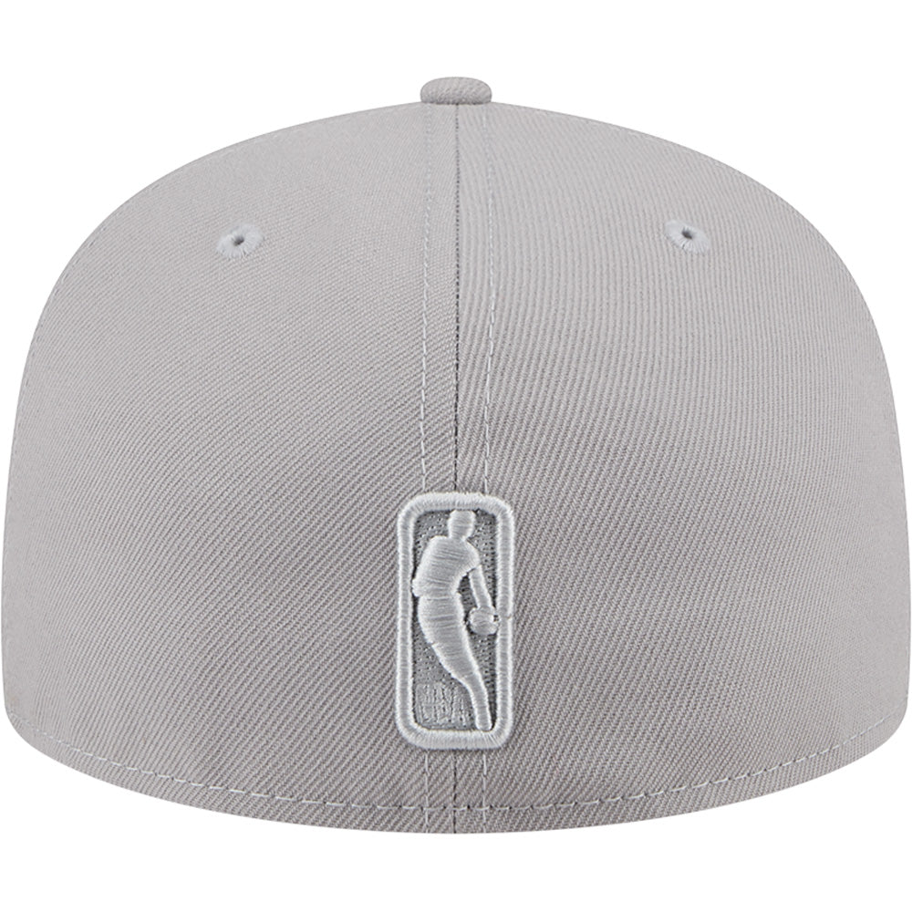 NBA Los Angeles Lakers New Era Gray on Gray 59FIFTY Fitted Hat