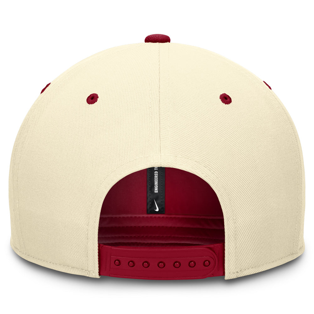 MLB St. Louis Cardinals Nike Cooperstown Wave Snapback Hat - Cream