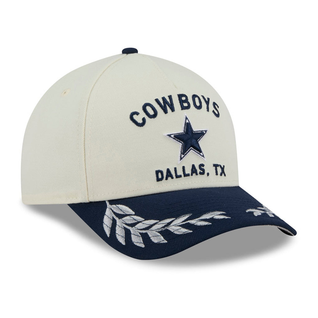 NFL Dallas Cowboys New Era 2025 Draft 39THIRTY Flex Fit Hat - Chrome