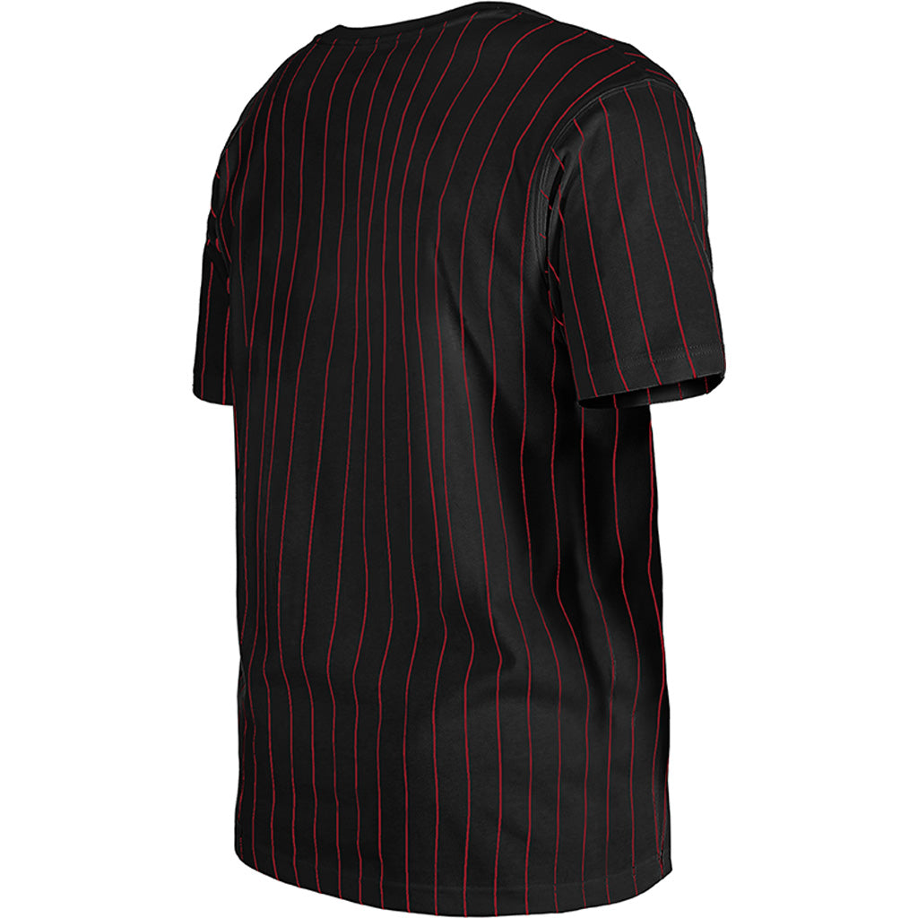 MLB Arizona Diamondbacks New Era Striped Jersey T-Shirt - Black