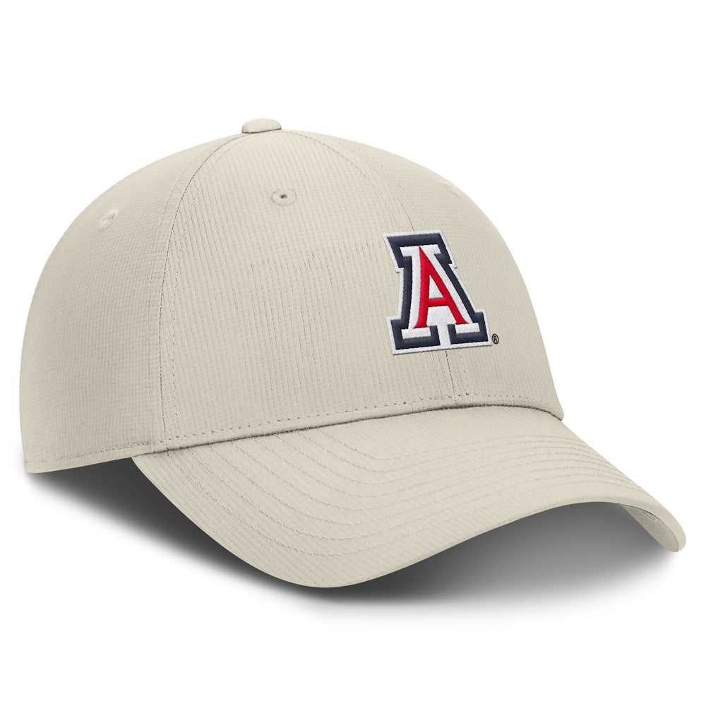 NCAA Arizona Wildcats Nike Club Structured Cap Slouch Adjustable Hat - Cream