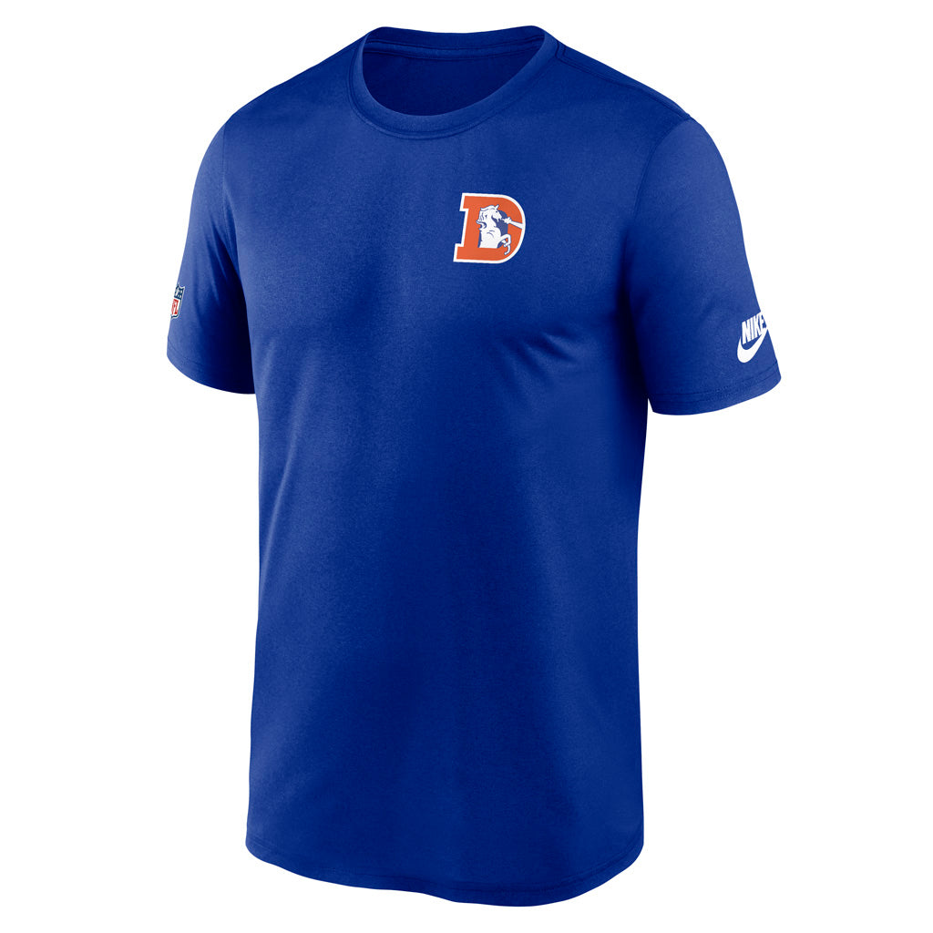 NFL Denver Broncos Nike Small Alternate Logo Legend T-Shirt - Blue