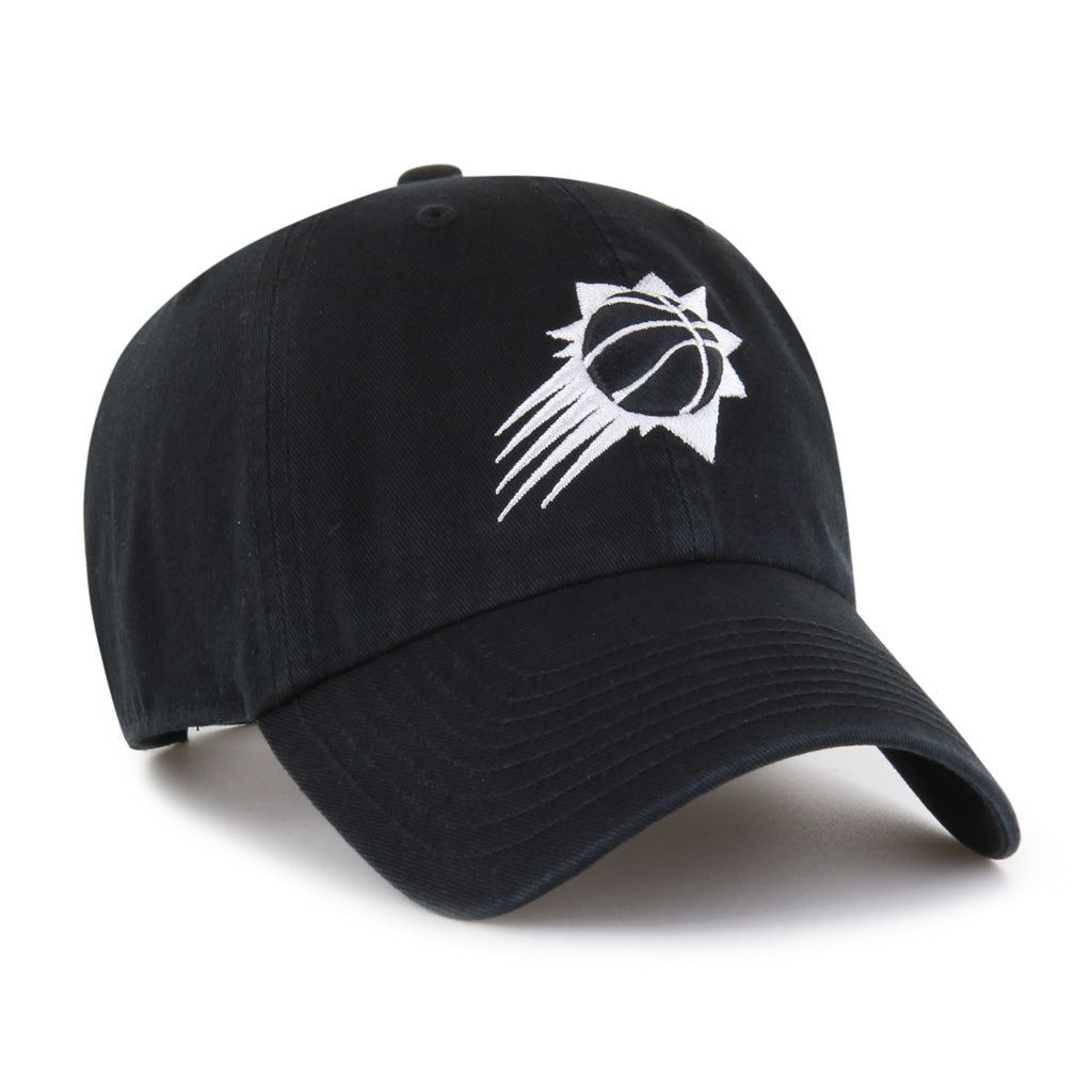 NBA Phoenix Suns '47 Black & White Clean Up Adjustable Hat - Black