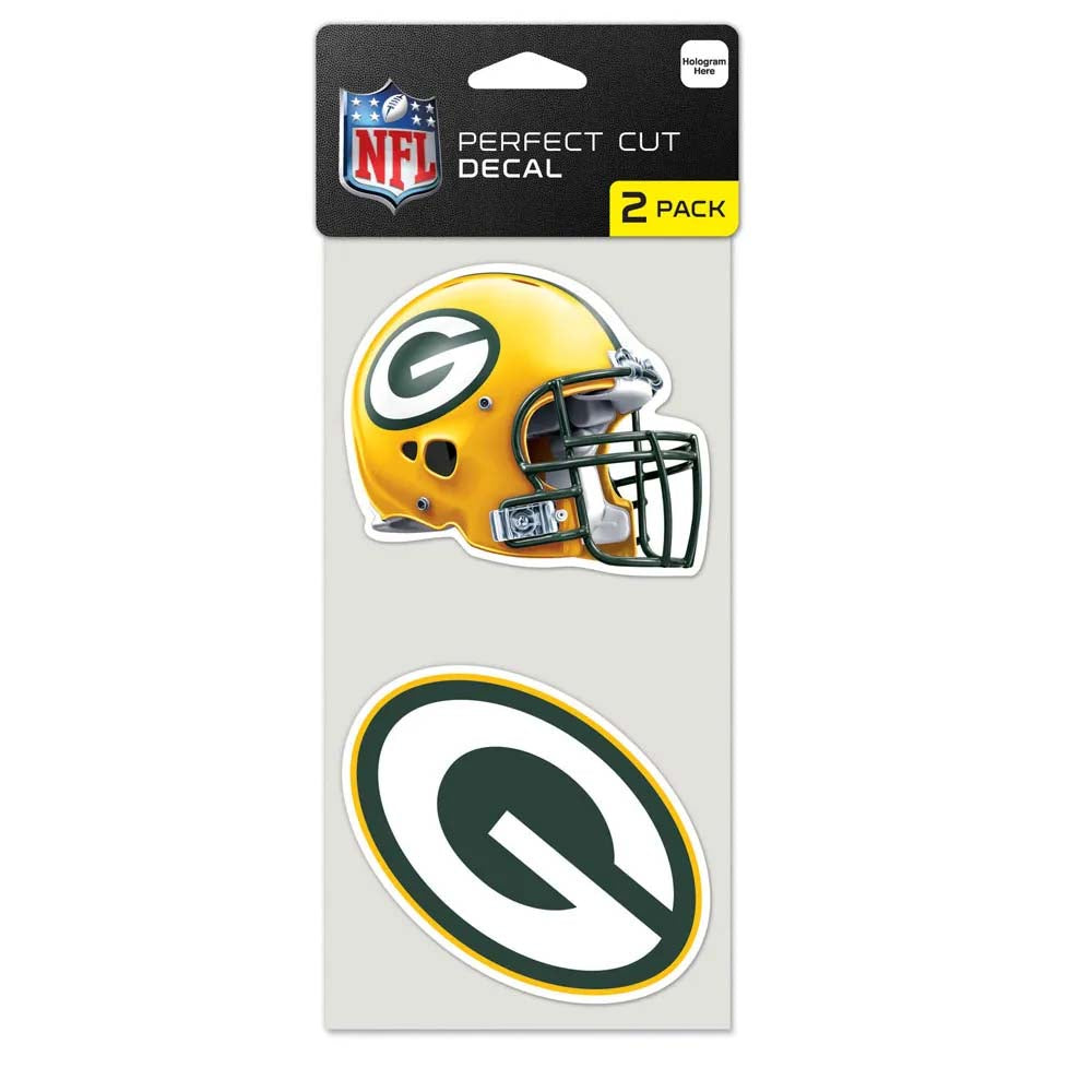 Packers 4x8 Helmet Decal Pack