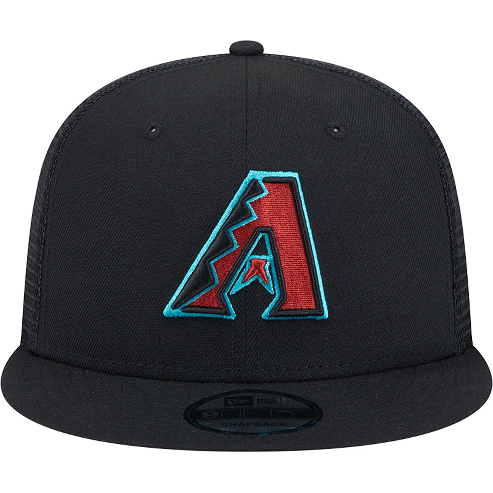 MLB Arizona Diamondbacks New Era 9FIFTY Snapback Trucker Hat - Black