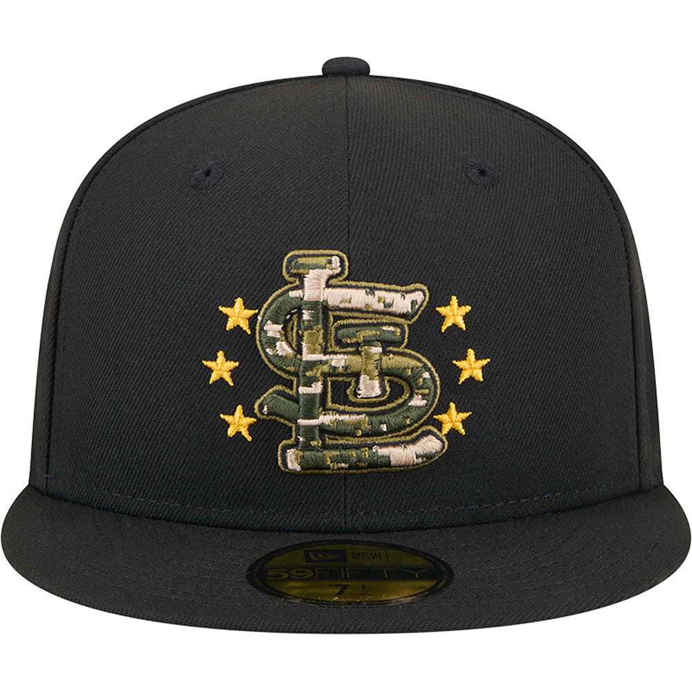 MLB St. Louis Cardinals New Era 2024 Armed Forces On-Field 59FIFTY Fitted