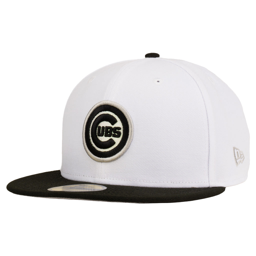 MLB Chicago Cubs New Era Space Shuttle 59FIFTY Fitted Hat - White