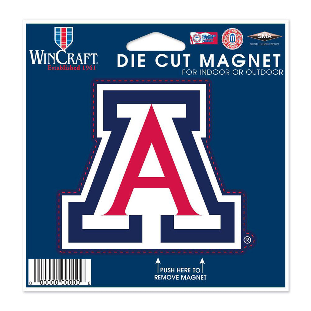 NCAA Arizona Wildcats WinCraft Primary Logo 4.5" x 6" Magnet - Navy