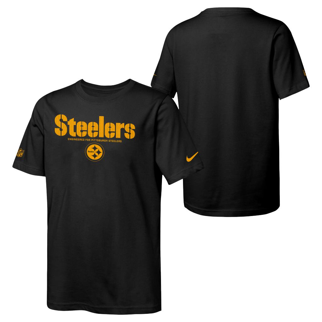 NFL Pittsburgh Steelers Youth Nike Team Issue T-Shirt - Black