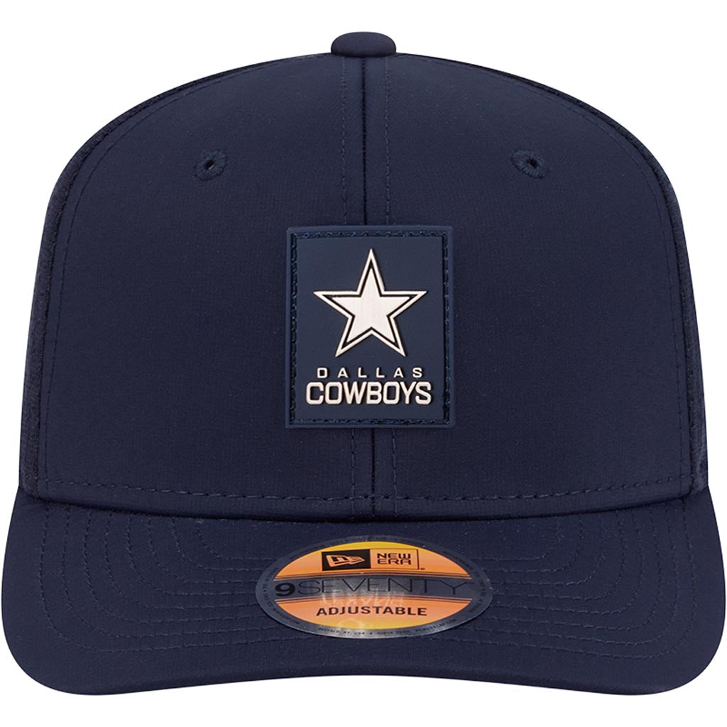 NFL Dallas Cowboys New Era 2025 Sideline 9SEVENTY Stretch-Snapback Hat - Navy