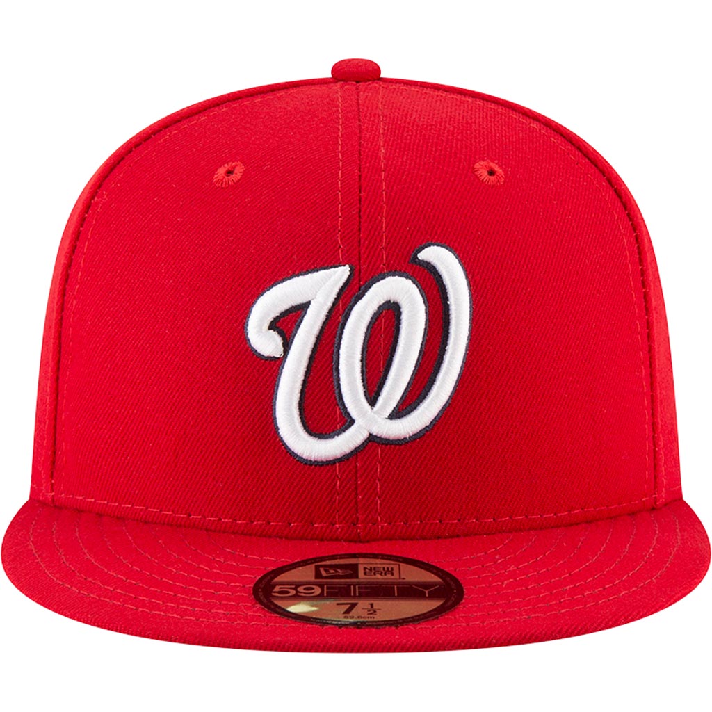 MLB Washington Nationals New Era Authentic Collection Home On-Field 59FIFTY Fitted Hat - Red
