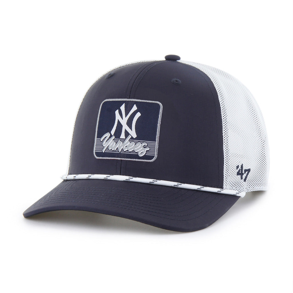 MLB New York Yankees '47 Scratch Brrr Trucker Snapback Hat - Navy