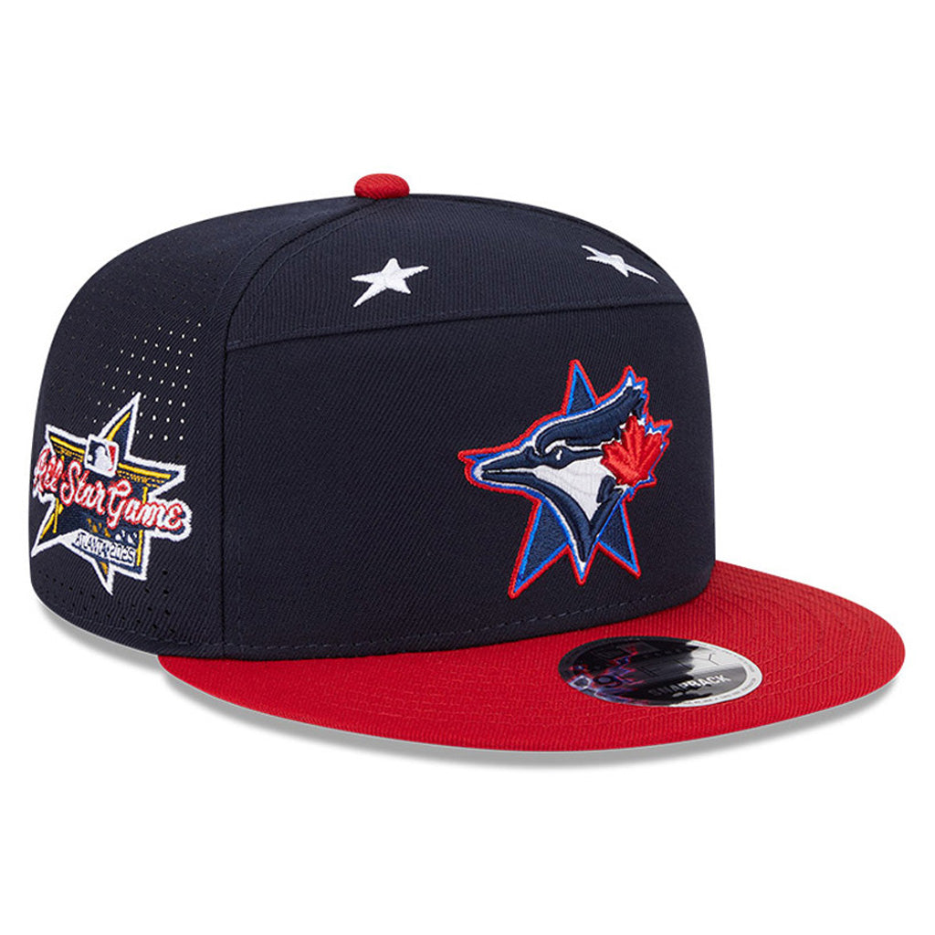 MLB Toronto Blue Jays New Era 2025 All Star Game Workout 9FIFTY Split Panel Snapback Hat - Navy