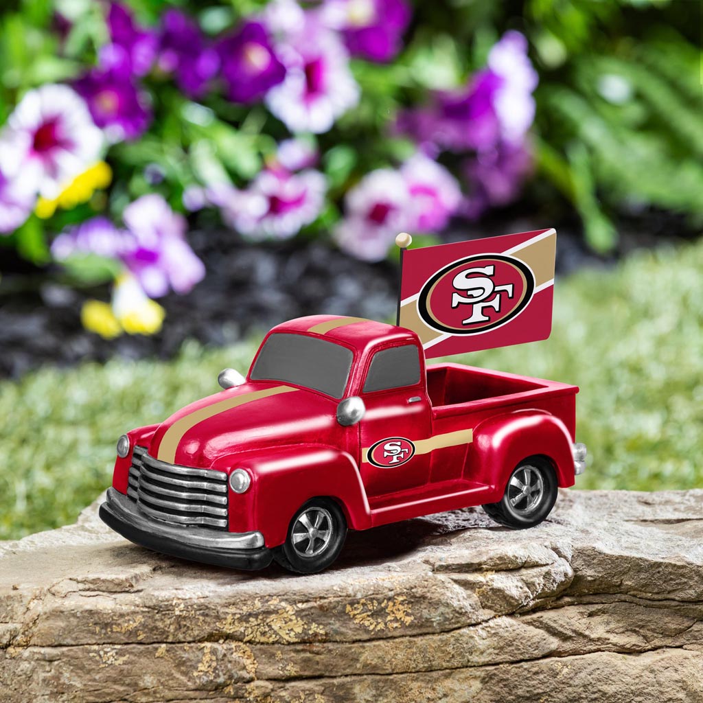 NFL San Francisco 49ers Evergreen Rally Truck Statue