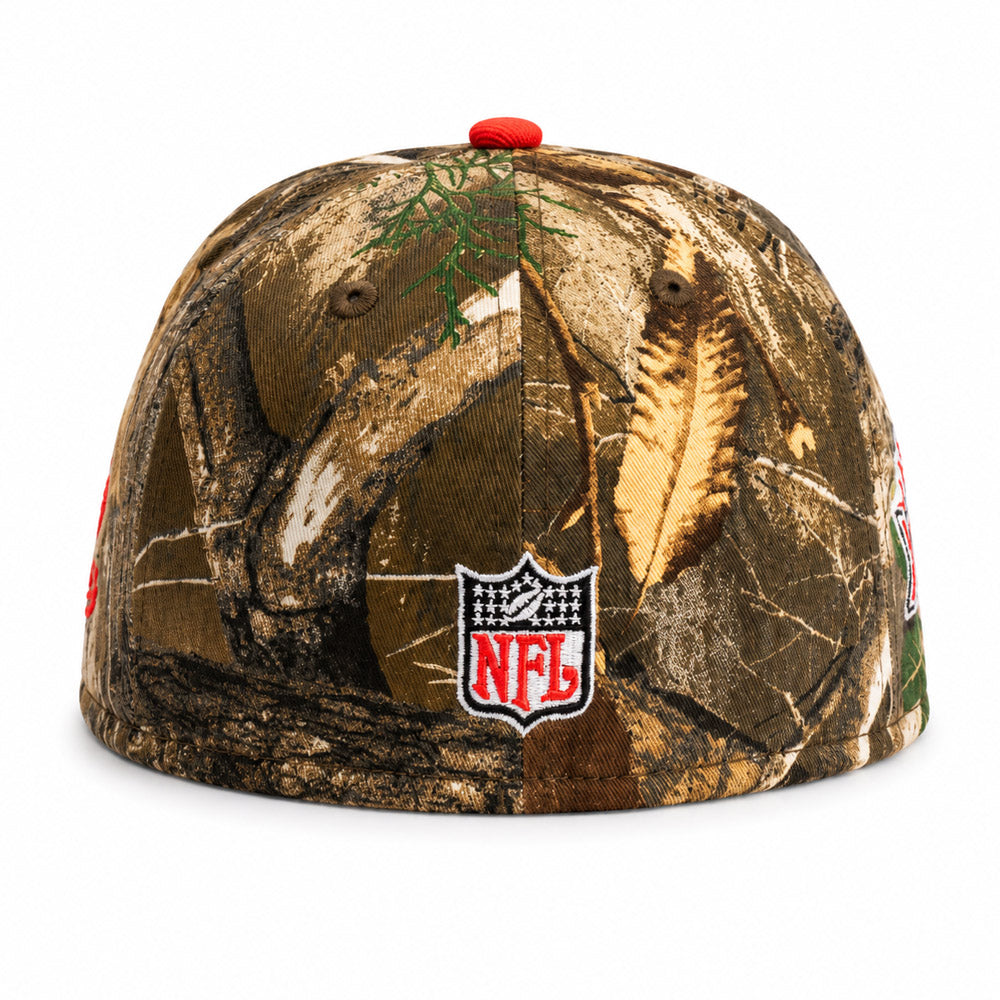 NFL San Francisco 49ers New Era Team Terrain 59FIFTY Fitted Hat- Real Tree