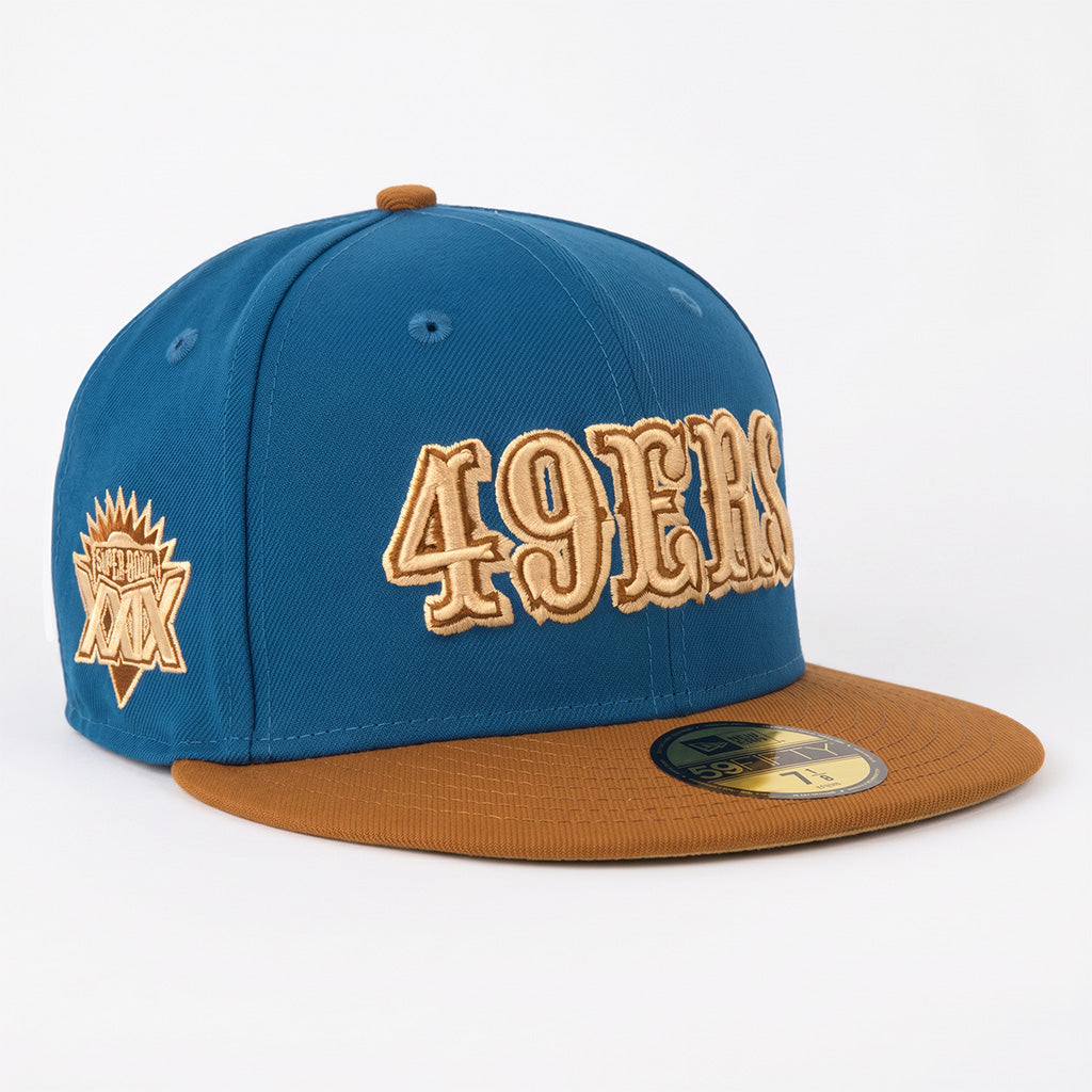 NFL San Francisco 49ers New Era Rodeo 59FIFTY Fitted Hat- Blue