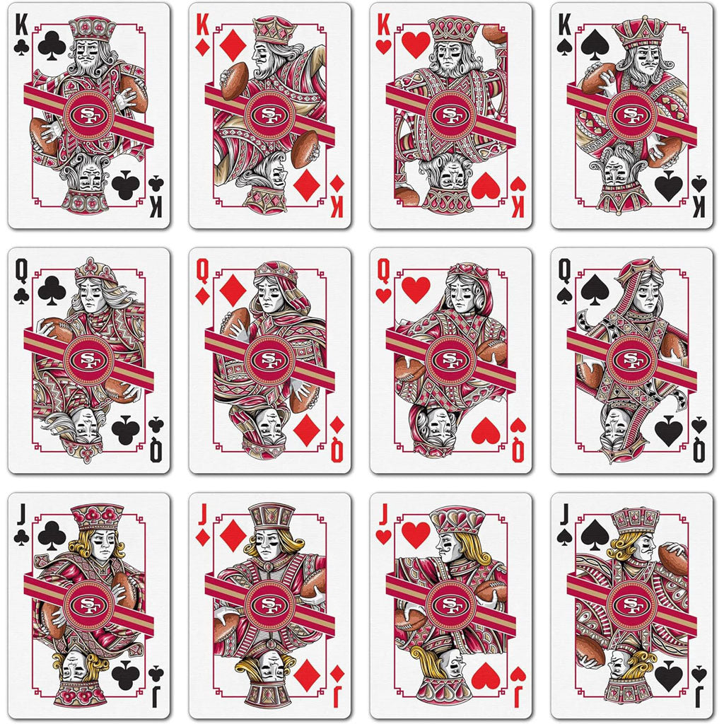 NFL San Francisco 49ers YouTheFan Playing Cards