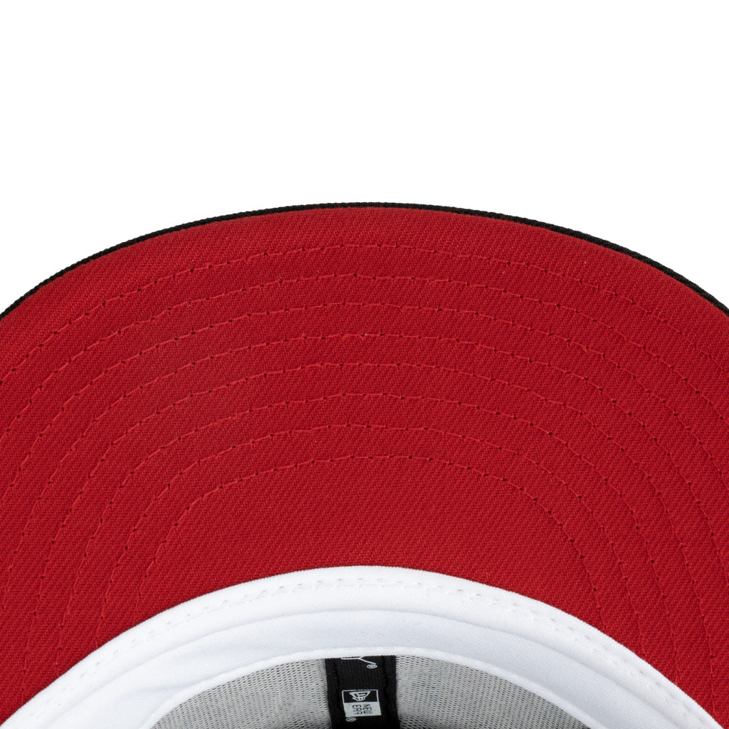 NFL San Francisco 49ers New Era Team Under Visor 59FIFTY Fitted Hat - Black