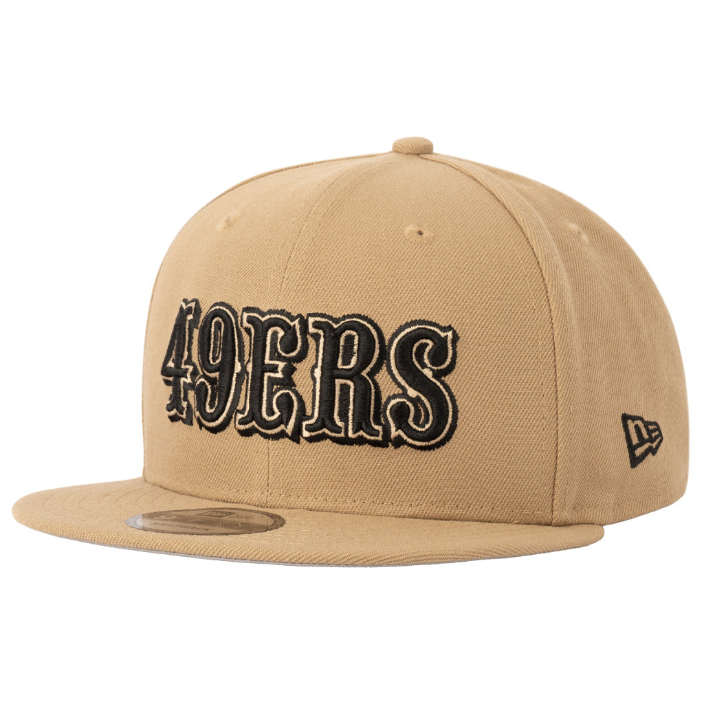 NFL San Francisco 49ers New Era Mocha 9FIFTY Snapback Hat - Khaki