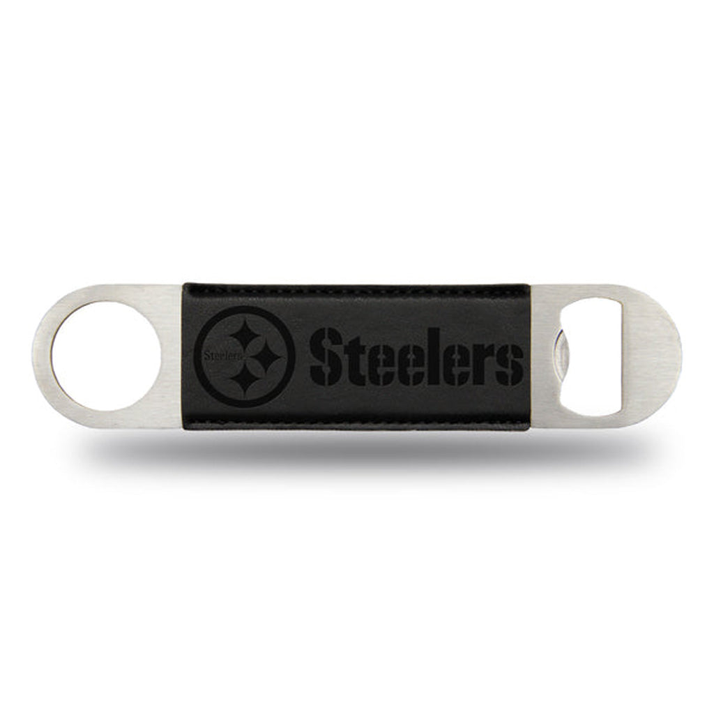 NFL Pittsburgh Steelers Rico Engraved Bar Opener - Black