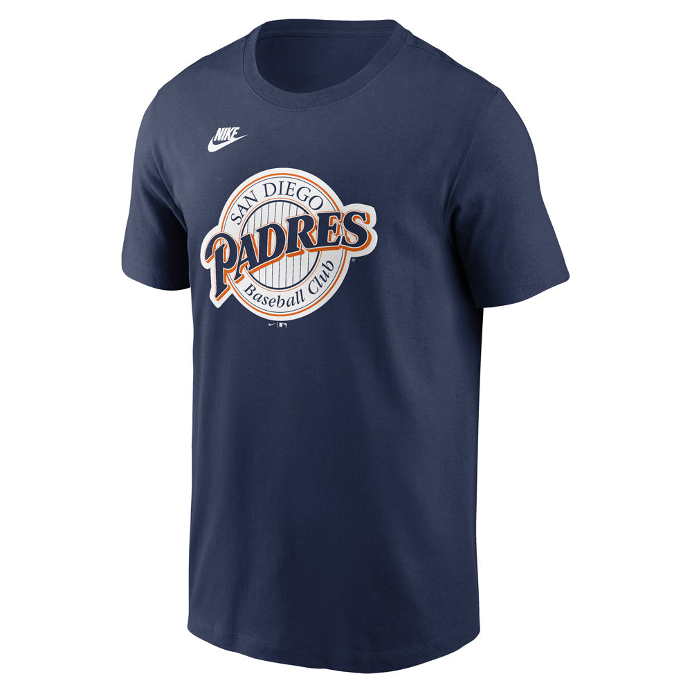 MLB San Diego Padres Nike Cooperstown Team Logo T-Shirt - Navy