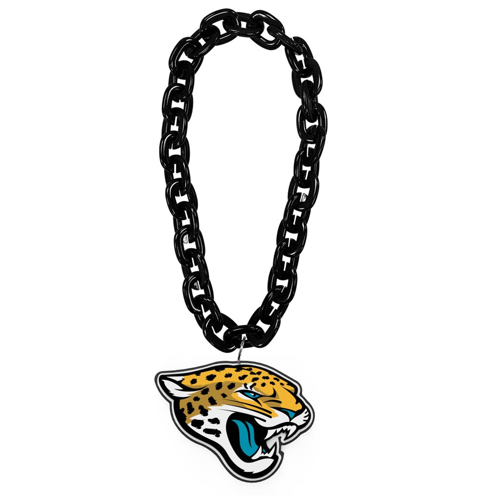 NFL Jacksonville Jaguars Aminco Logo Fan Chain - Black