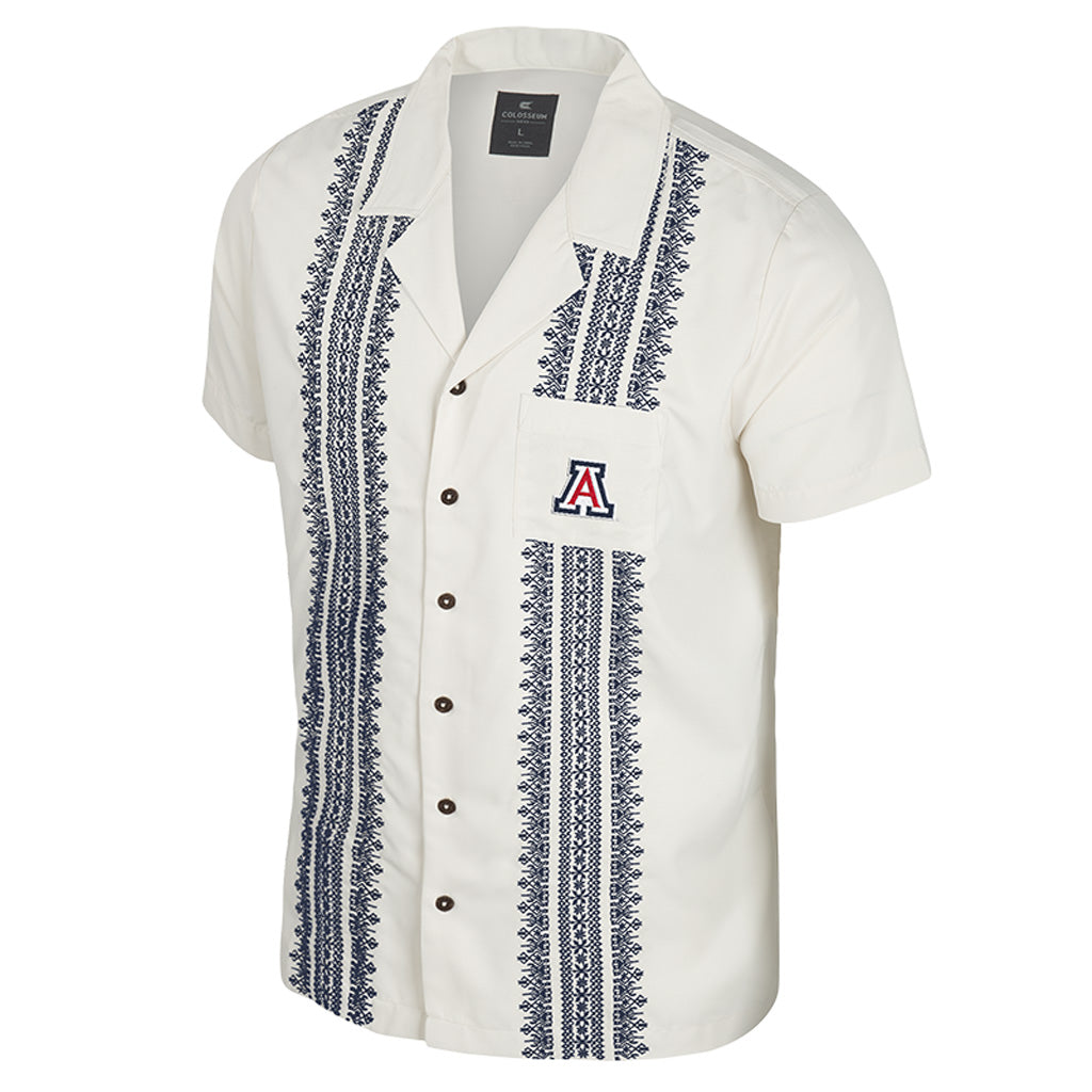 NCAA Arizona Wildcats Colosseum Calculations Camp Shirt - White