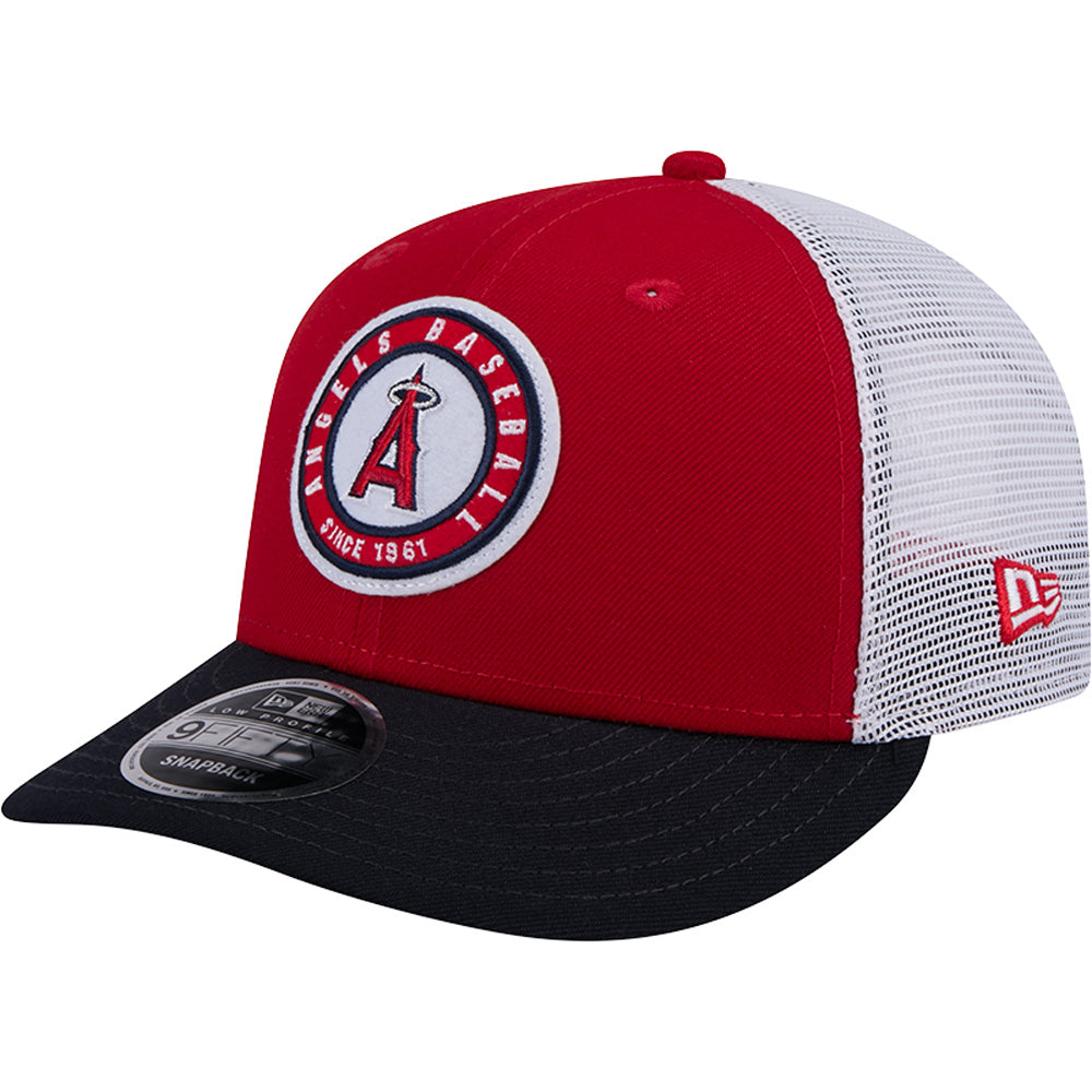 MLB Los Angeles Angels New Era Cooperstown Patch Low-Profile 9FIFTY Trucker