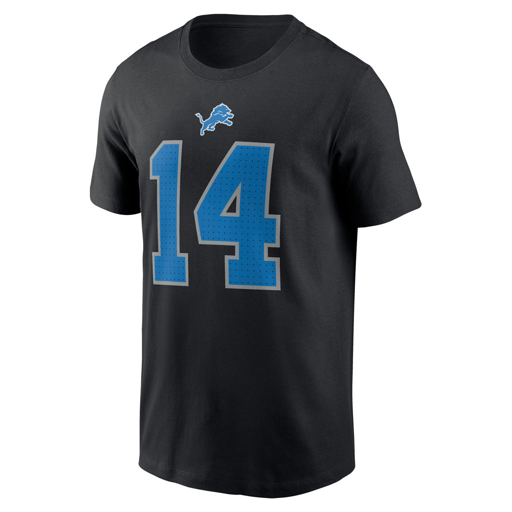 NFL Detroit Lions Amon-Ra St Brown Nike Name & Number T-Shirt - Black