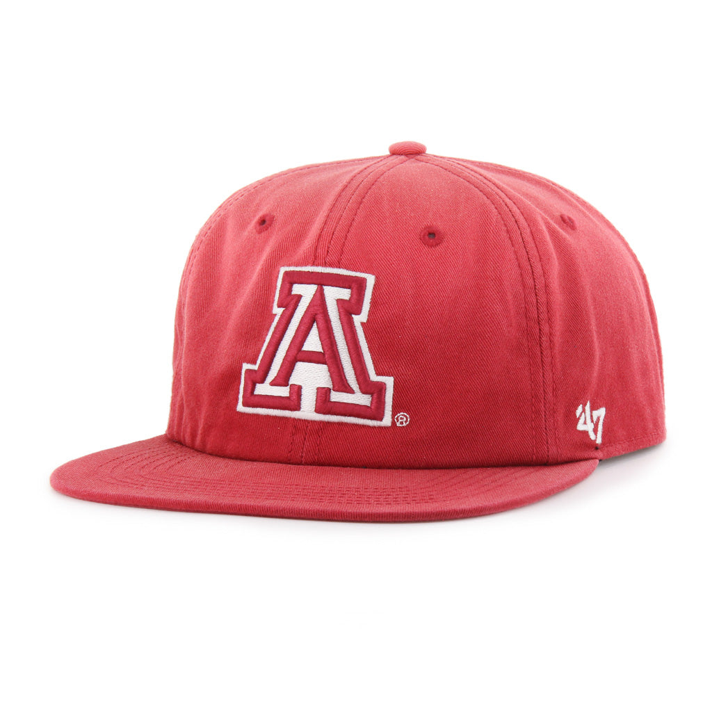 NCAA Arizona Wildcats '47 Sebasco Captain Snapback Hat - Red