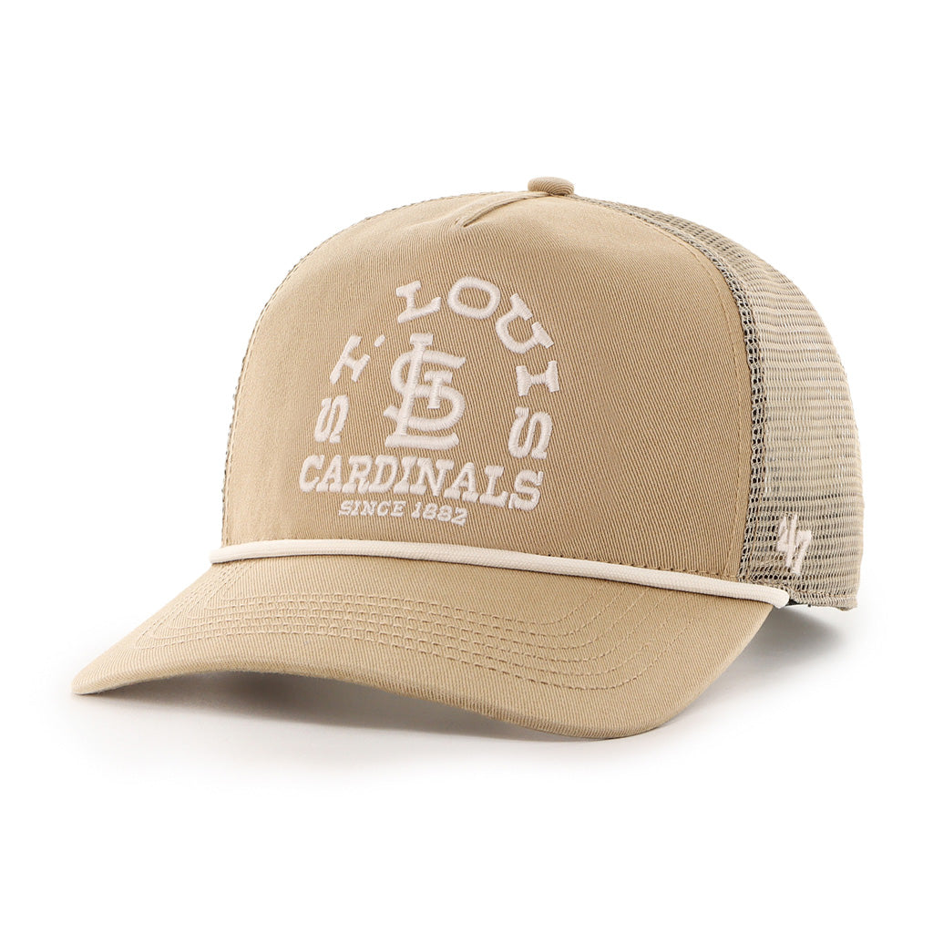 MLB St. Louis Cardinals '47 Ranchero Hitch Snapback Trucker Hat - Khaki