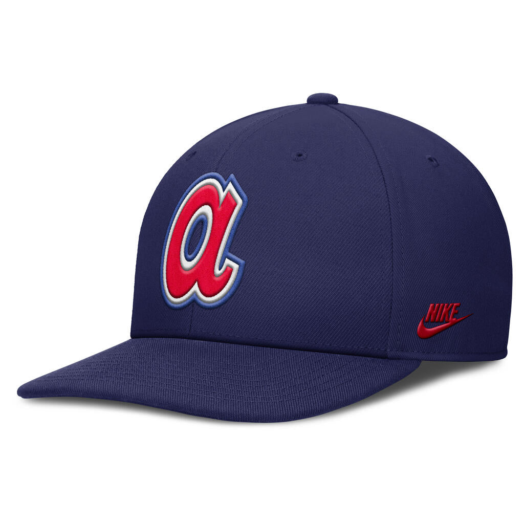 MLB Atlanta Braves Nike Coopertsown Dri-Fit Snapback Hat - Navy