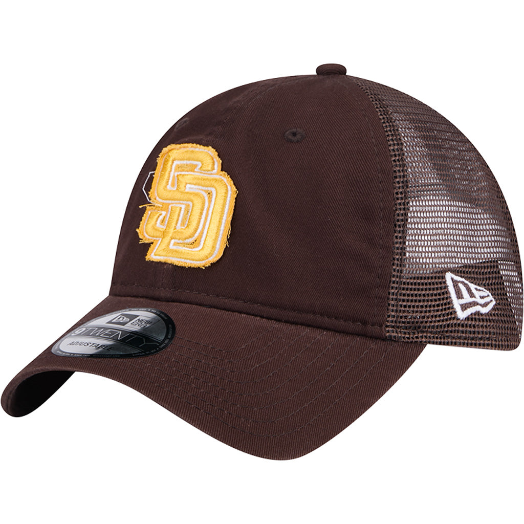 MLB San Diego Padres New Era Game Day 9TWENTY Snapback Trucker Hat - Brown