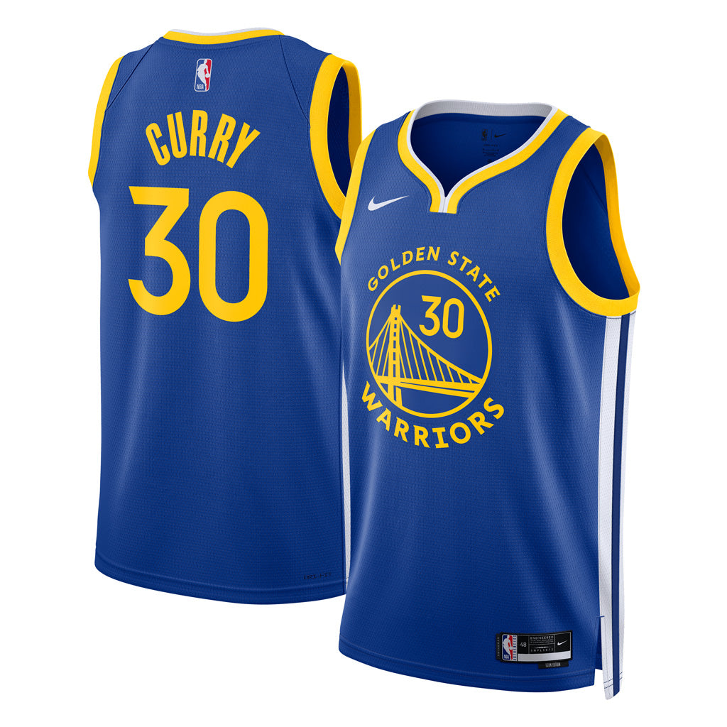 NBA Golden State Warriors Stephen Curry Nike Icon Swingman Jersey