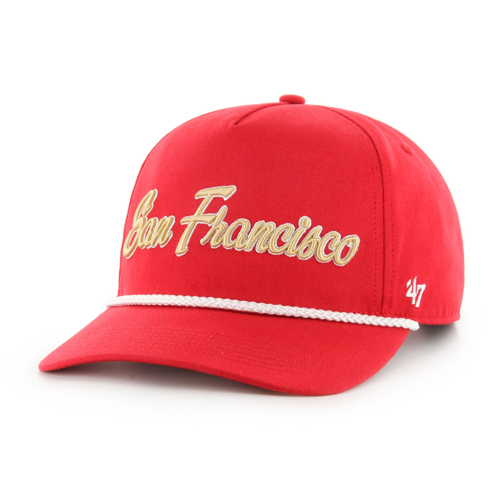 NFL San Francisco 49ers '47 Overhand Hitch Snapback Hat - Red