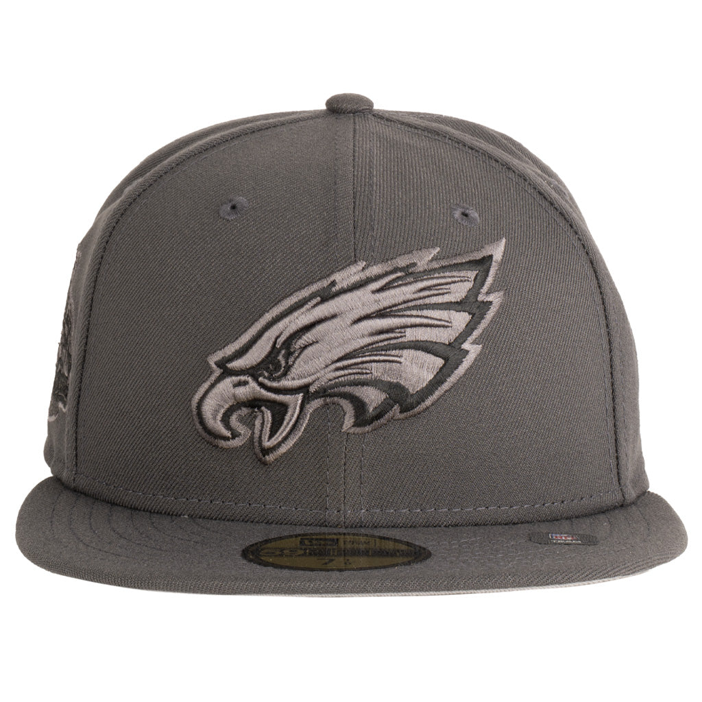 NFL Philadelphia Eagles New Era Tonal Graphite 59FIFTY Fitted Hat - Graphite