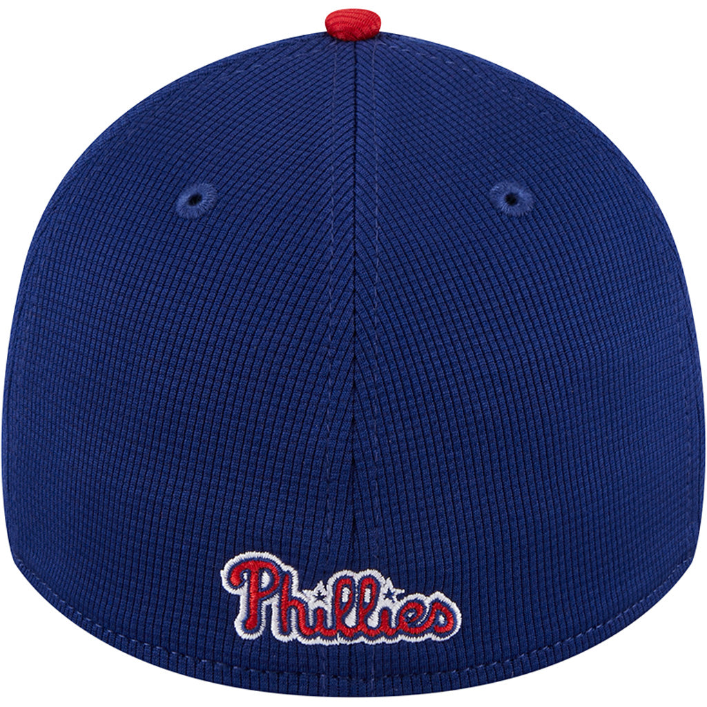 MLB Philadelphia Phillies New Era 2025 Batting Practice 39THIRTY Flex Fit Hat - Blue
