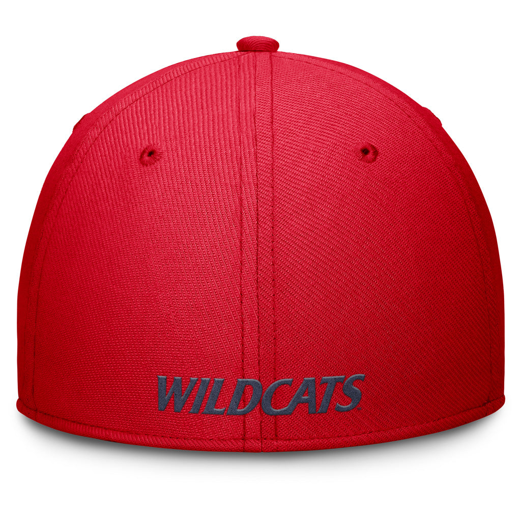 NCAA Arizona Wildcats Nike Primary Logo Swooshflex Fit Hat - Red