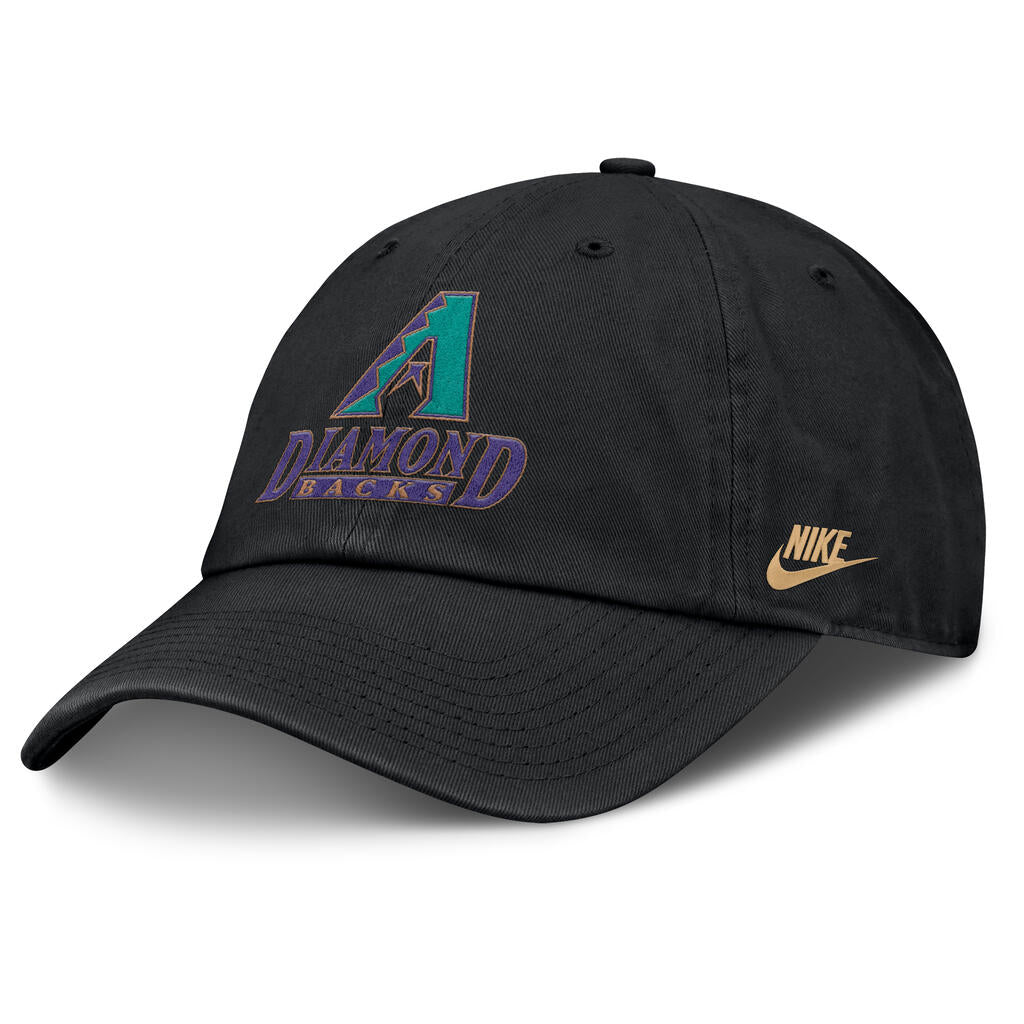 MLB Arizona Diamondbacks Nike Cooperstown Unstructured Adjustable Hat - Black