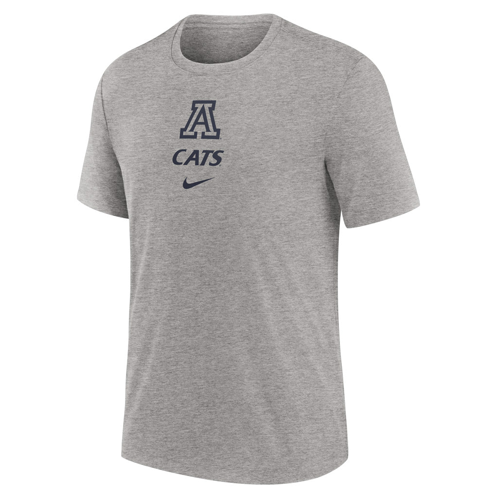 NCAA Arizona Wildcats Nike Condensed Tri-Blend Stack T-Shirt