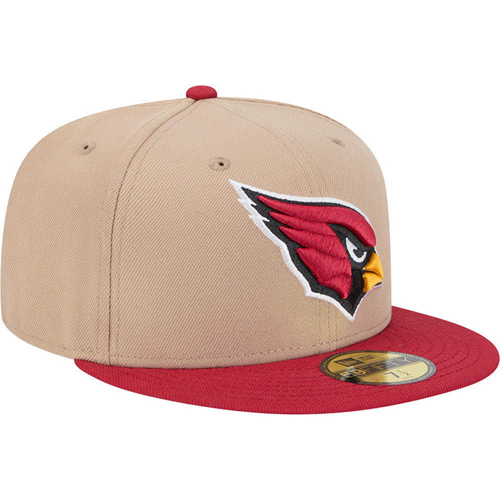 NFL Arizona Cardinals New Era Camel 59FIFTY Fitted Hat