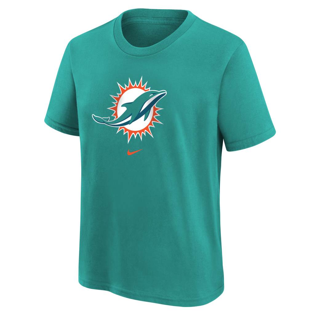 NFL Miami Dolphins Kids Nike Logo T-Shirt - Teal