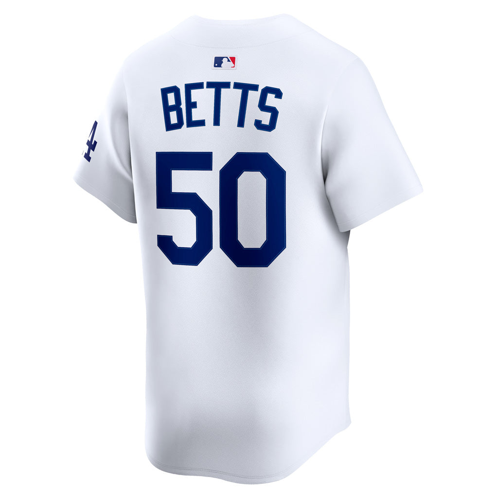 MLB Los Angeles Dodgers Mookie Betts Nike Home Limited Jersey - White