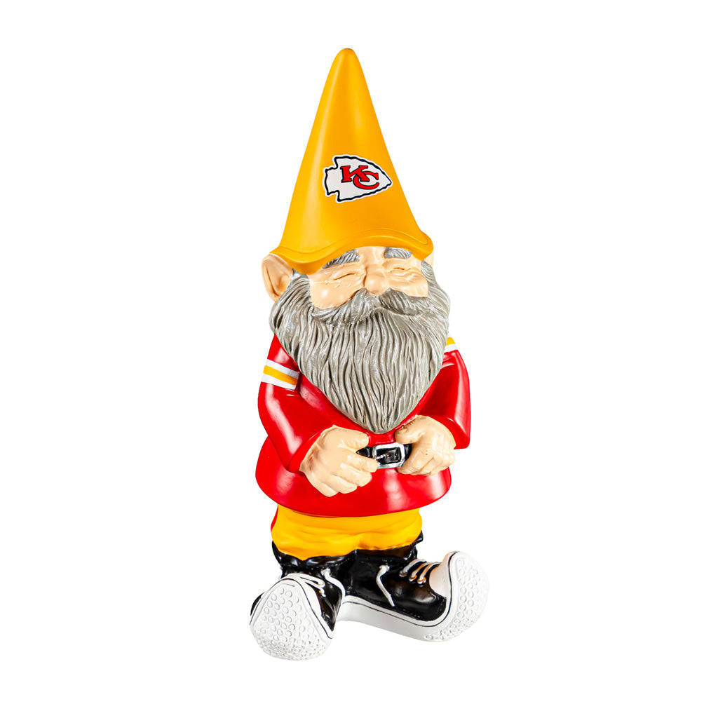 NFL Kansas City Chiefs Evergreen 11" Garden Gnome Statue