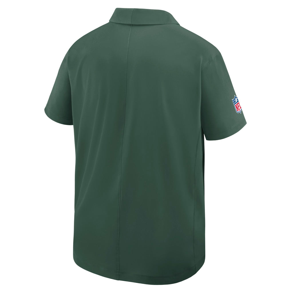 NFL Green Bay Packers Nike 2025 Dri-Fit Sideline Woven Polo - Green