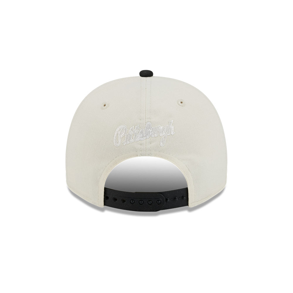 MLB Pittsburgh Pirates New Era Scribble 9FIFTY A-Frame Snapback Hat - Cream