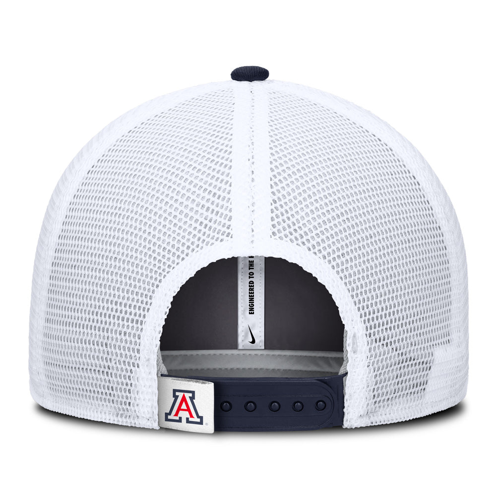 NCAA Arizona Wildcats Nike White Out Edge Snap Adjustable Hat - White
