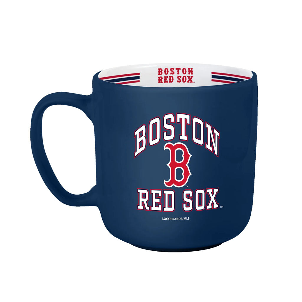 MLB Boston Red Sox Logo Brands 15oz Stripe Mug