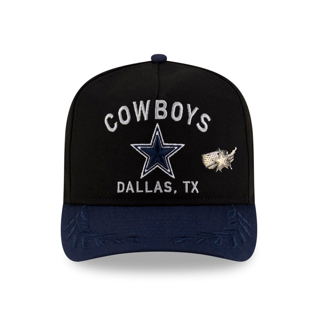 NFL Dallas Cowboys New Era 2025 Draft 59FIFTY A-Frame Fitted Hat - Black