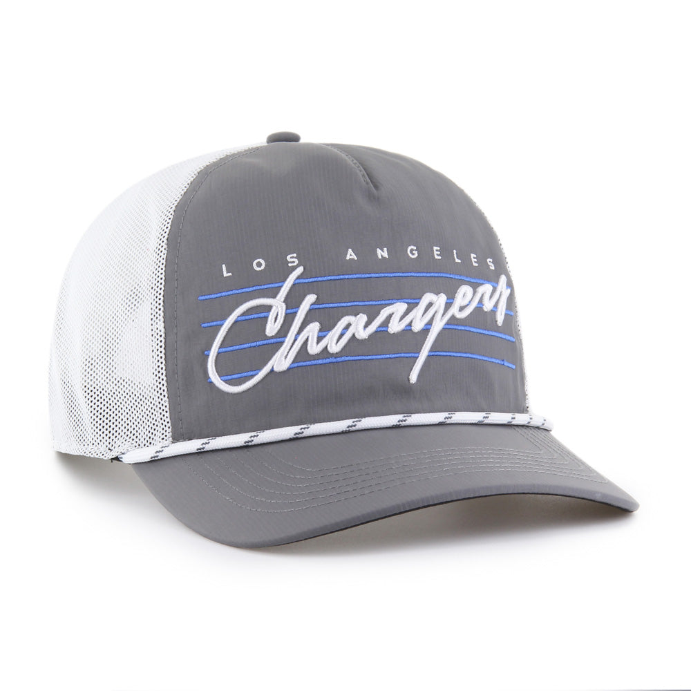 NFL Los Angeles Chargers '47 Downburst Mesh Hitch Adjustable Hat - Gray
